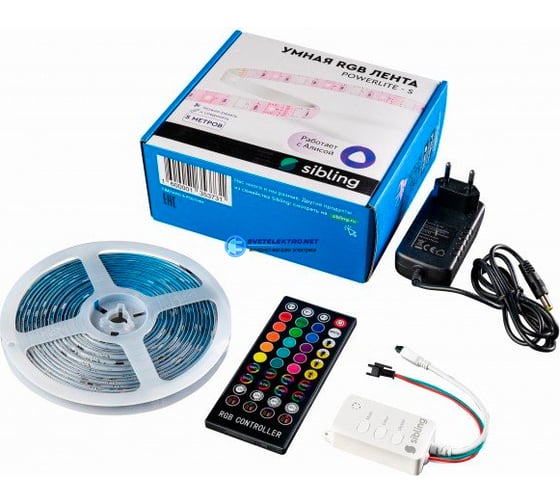 Изображение товара Светодиодная лента Sibling (5м, IP67) 00-00012488
