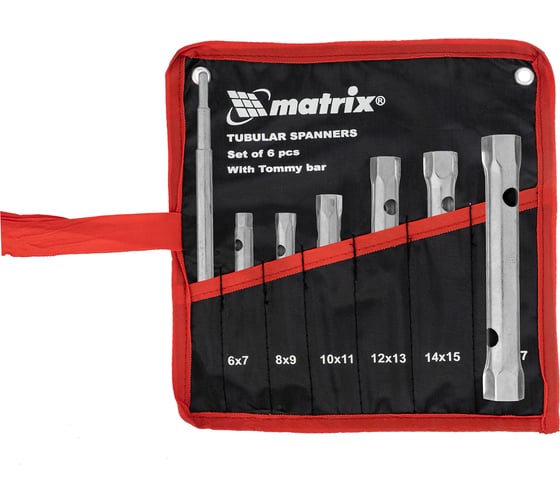 Изображение товара Набор ключей трубчатых торцевых 7 пр MATRIX 13719