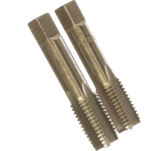 Изображение товара Ручной метчик М20x2,5 мм, комплект из 2 шт СИБРТЕХ 76656