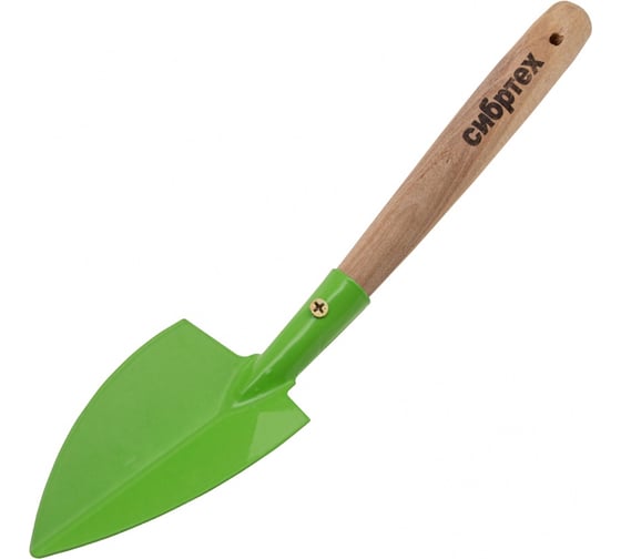 Изображение товара Посадочный совок, деревянная рукоятка, классический СИБРТЕХ 62614