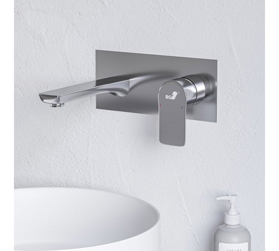 Изображение товара Встраиваемый смеситель с изливом RGW SP-46/хром 51140546-01