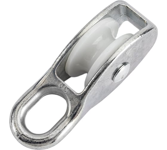 Изображение товара Одинарный блок для троса Tech-Krep оцинк. нейлон.шкив 30мм 125327