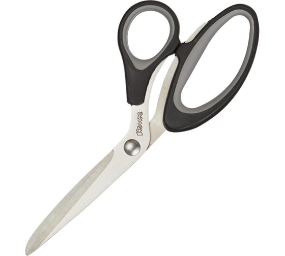 Изображение товара Ножницы Комус 212 мм, с пластиковыми эллиптическими ручками, цвет черный 159335