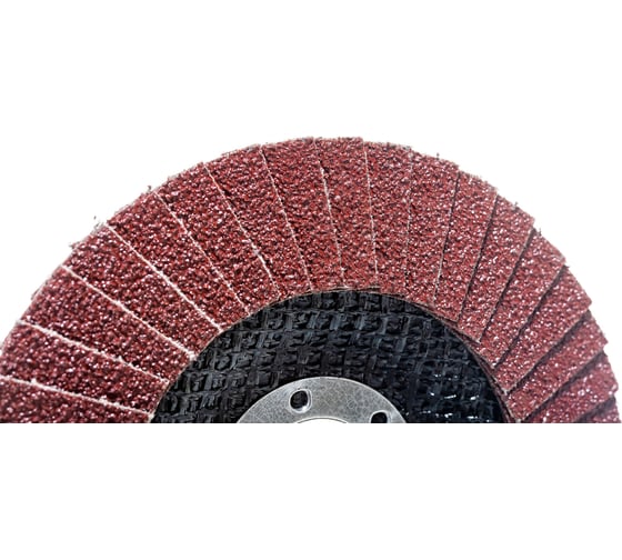 Изображение товара Круг лепестковый торцевой, конический (115x22.2 мм; P60) СИБРТЕХ 74078