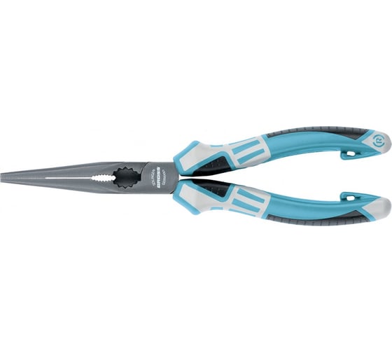 Изображение товара Прямые длинногубцы 205 мм, трехкомпонентные рукоятки GROSS 17171