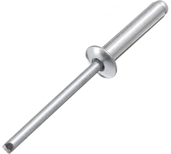 Изображение товара Вытяжная заклепка Море-Метизов DIN 7337, алюминий/сталь, 4,0x12 мм, 100 шт. ZAK7337412100M