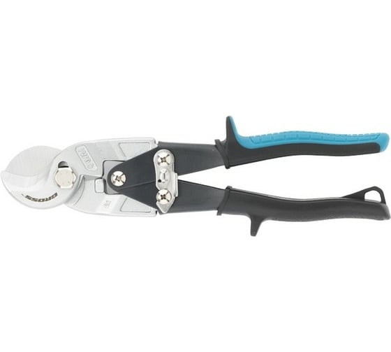 Изображение товара Кабелерез 240мм, двухкомпонентные рукоятки, диаметр кабеля до 14мм, сечение 14мм2 GROSS PIRANHA 78450