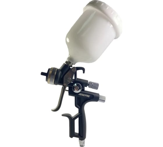 Изображение товара Профессиональный краскопульт Jeta PRO Jp5000 hvlp верхний пластиковый бачок 0.6 л, сопло 1.3 мм JP5000 HVLP 1.3