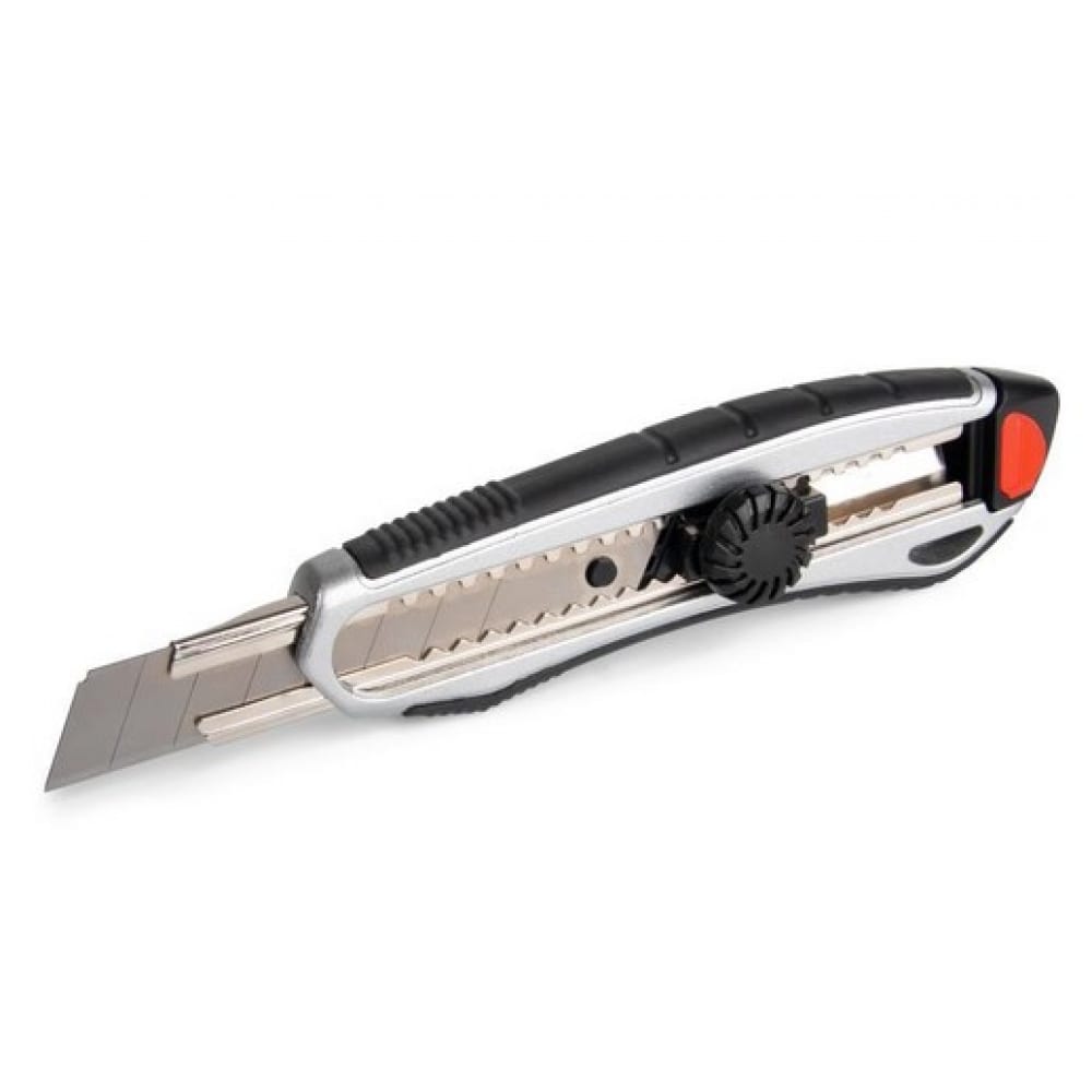 Строительный монтажный нож КВТ нож тычковый жало сталь 420 рукоять пластик 4 см
