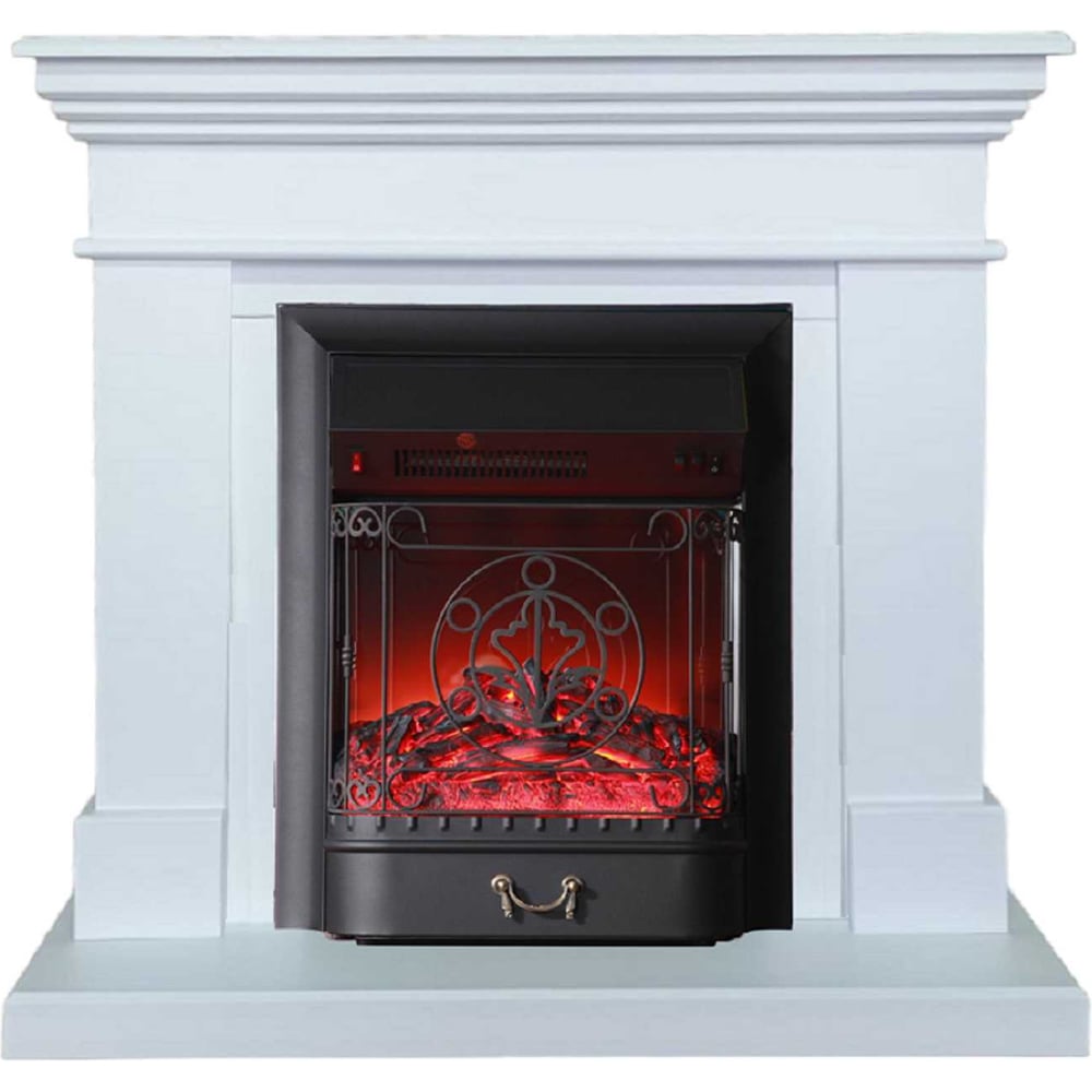 Изображение товара Каминокомплект InterFlame Прайд ЕС с эффектом живого огня белый