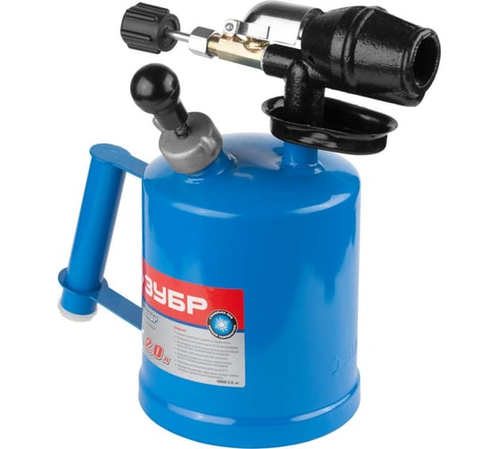 Изображение товара Паяльная лампа Зубр ЭКСПЕРТ САМОТЛОР СМ-20, с чугунным эжектором, 2,0л 40650-2.0_z01