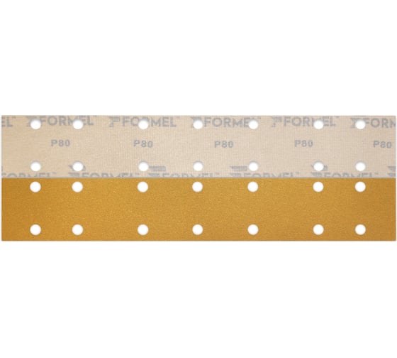 Изображение товара Полоса DIAMOND 50 шт, 70x420 мм, 14 отверстий, P 080 FORMEL 86657320080
