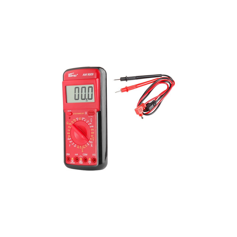 Изображение товара Цифровой мультиметр WORTEX AM 9009 AM9009000014