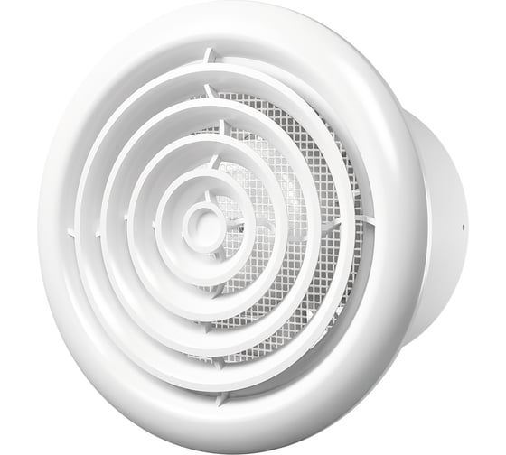Изображение товара Осевой вытяжной вентилятор с круглой решеткой ERA Flow 5 ВВ D125 88-240