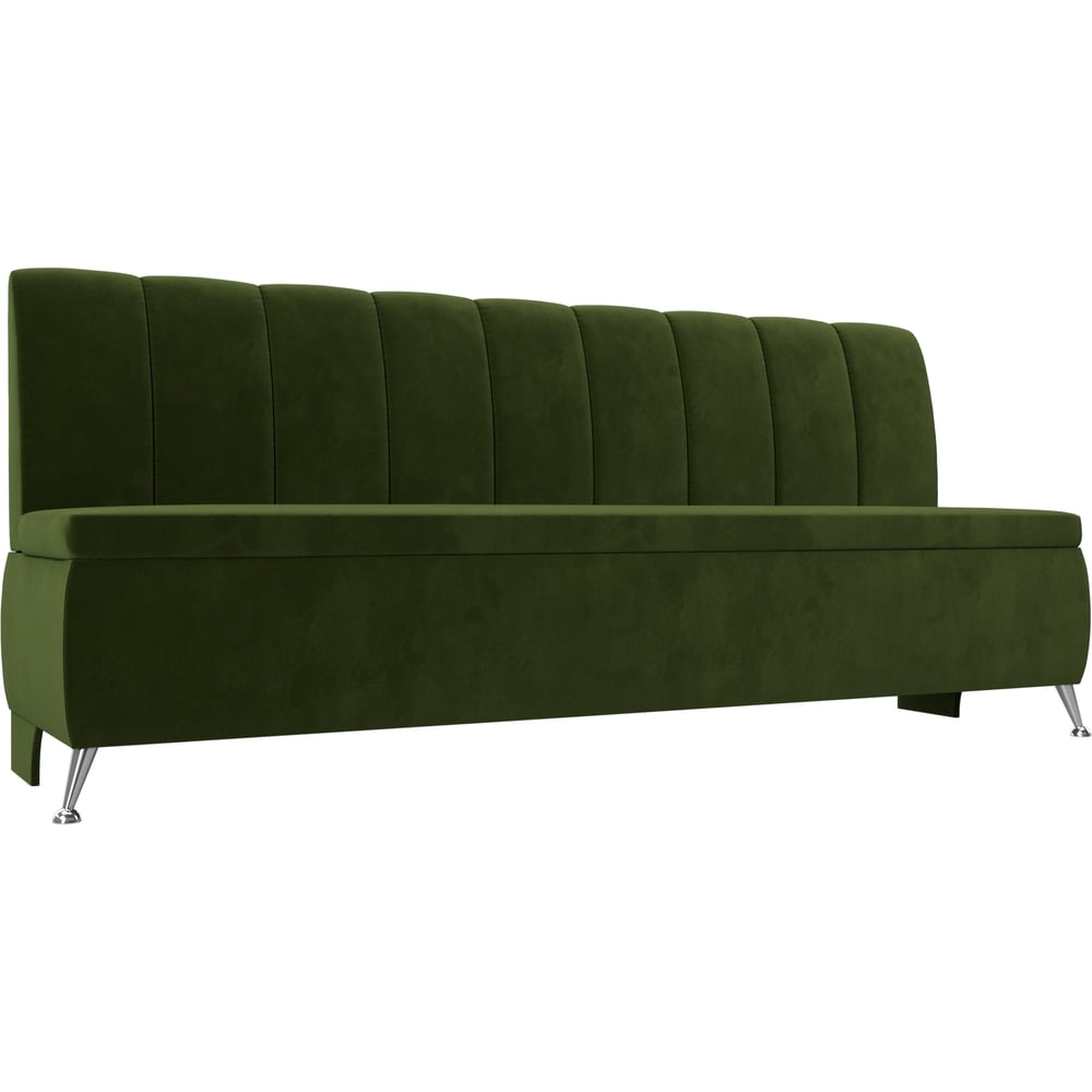 Изображение товара Кухонный диван Лига диванов Кантри 100147 современный зеленый микровельвет