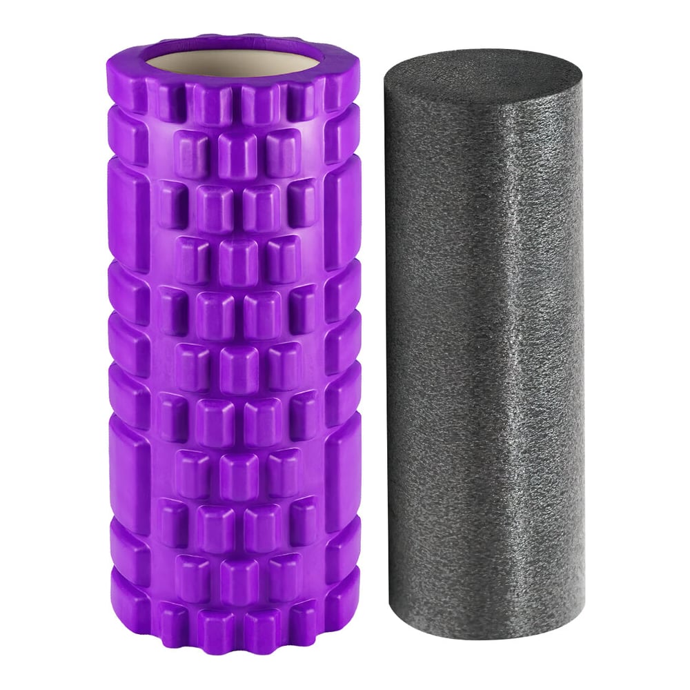Изображение товара Массажные ролики для йоги и фитнеса 2 в 1, фигурный и цилиндр, DASWERK