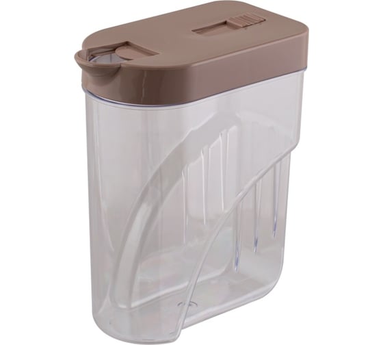 Изображение товара Банка для сыпучих продуктов Полимербыт овальная 1 л 432520000