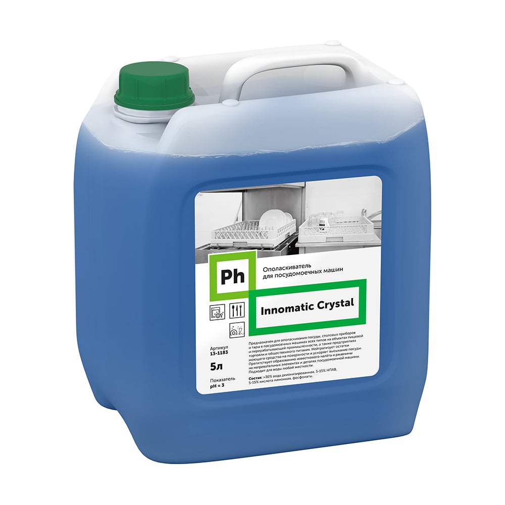 Изображение товара Ополаскиватель для посуды в ПММ Ph Innomatic Crystal 5 л