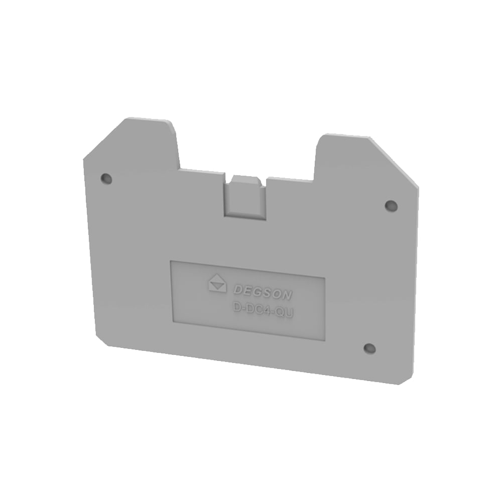 Изображение товара Концевая пластина DEGSON для DC2.5-QU и DC4-QU 100 шт серый