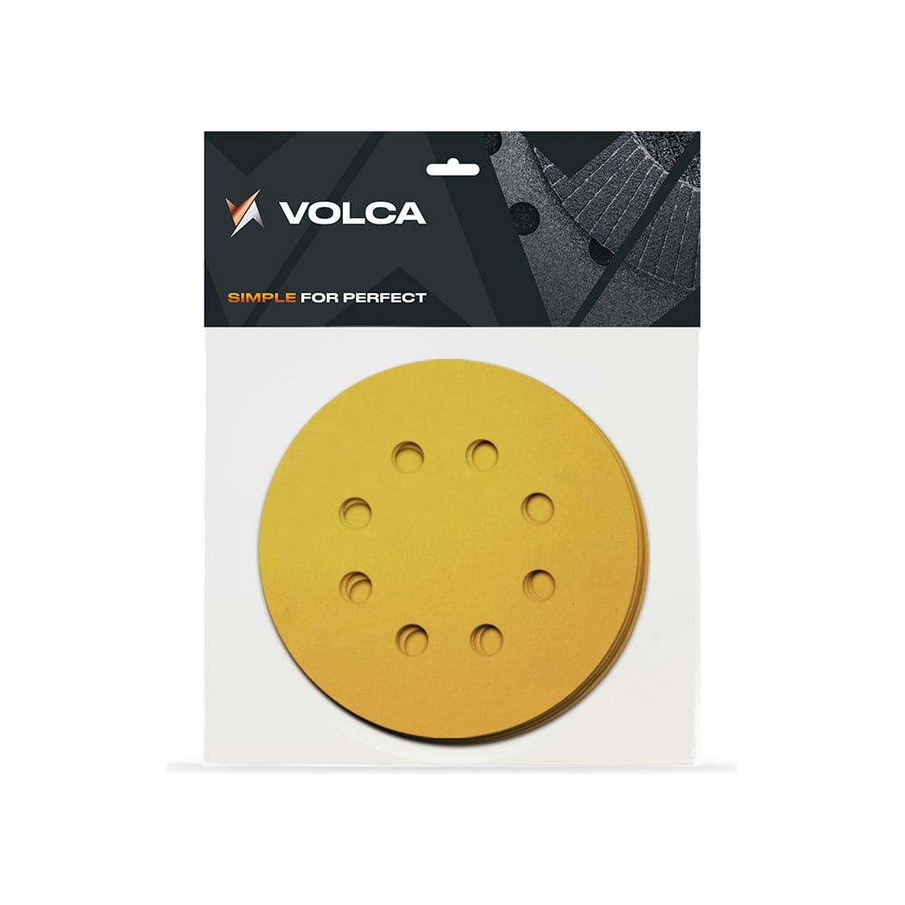 Изображение товара Диск шлифовальный на бумажной основе Sapphire 125 мм 8 отверстий 600 зернистость