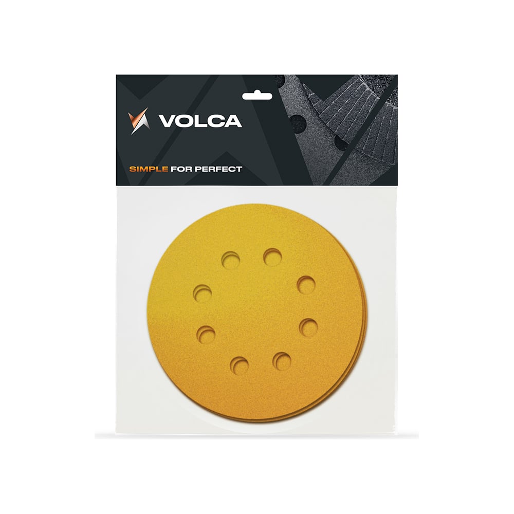 Изображение товара Диск шлифовальный на бумажной основе Sapphire 125 мм 8 отверстий P 150, 10 шт