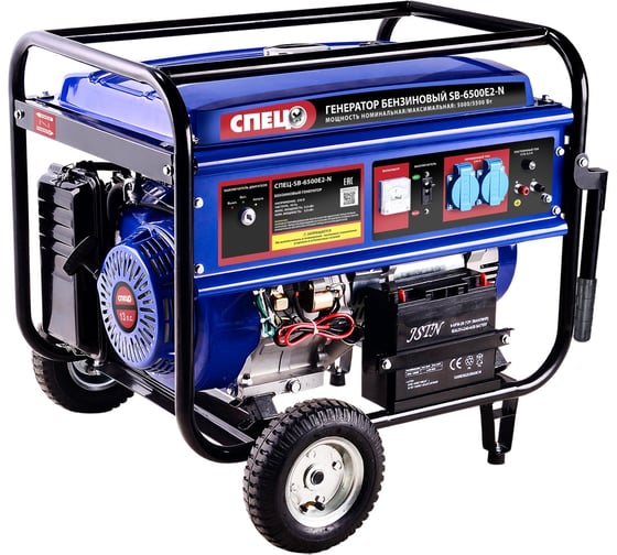 Изображение товара Бензиновый генератор СПЕЦ SB-6500E2N
