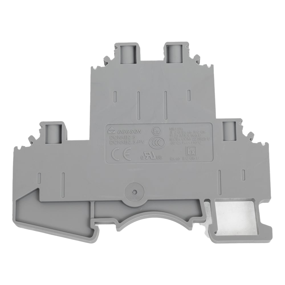 Изображение товара Клемма на дин-рейку DEGSON 2.5 кв мм винтовая серая 50 шт DCKKB2.5-01P-11-00Z(H)