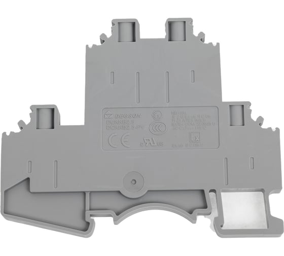 Изображение товара Клемма на дин-рейку DEGSON 2.5 кв.мм, винтовая, серая 50 шт DCKKB2.5-01P-11-00Z(H)