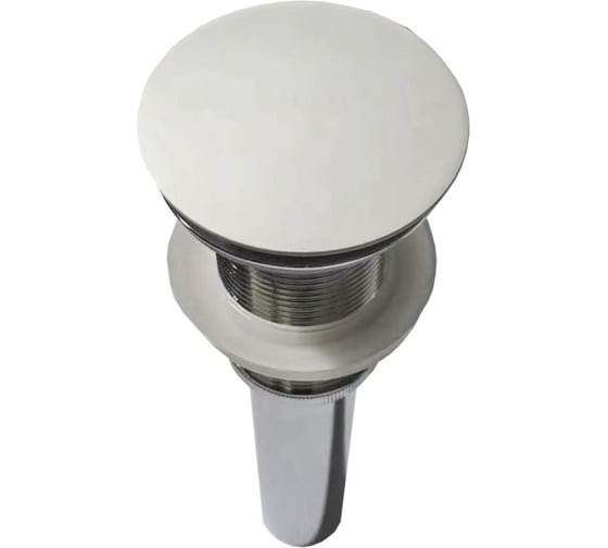 Изображение товара Донный клапан с керамической крышкой VINCEA белая матовая крышка, без перелива DBS-616MW