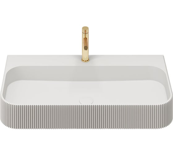 Изображение товара Раковина из искусственного камня VINCEA 900x460x120, подвесная, белый матовый VWB-6SG90MW