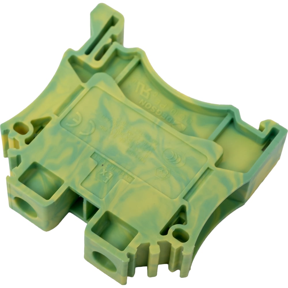 Изображение товара Клемма на дин-рейку DEGSON DC10-PE-01P-1C-00Z(H), винтовая, 2-парная, 10мм²