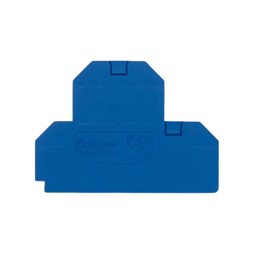 Изображение товара Концевая пластина DEGSON DCKKB2.5 для электронных систем синяя, 50 шт