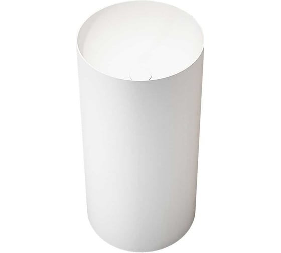 Изображение товара Раковина из искусственного камня VINCEA 400x400x850, напольная, белый матовый VBS-6SP01MW