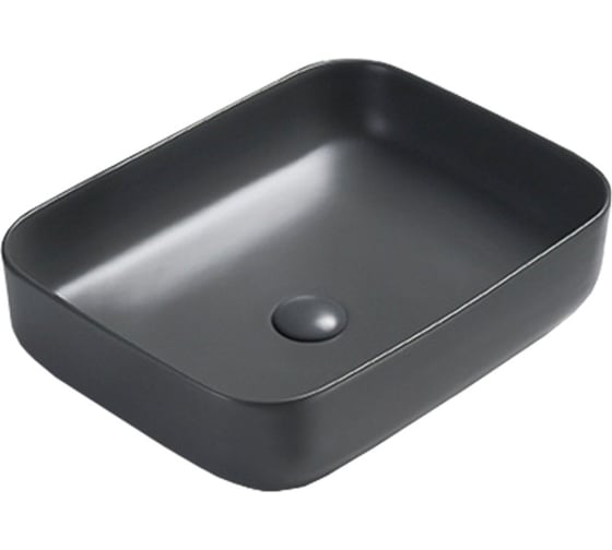 Изображение товара Керамическая раковина VINCEA 500x390x130, накладная, антрацит матовый VBS-105MA