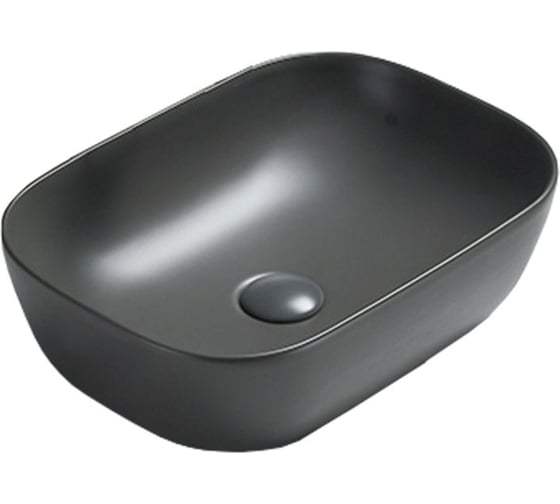 Изображение товара Керамическая раковина VINCEA 455x325x130, накладная, антрацит матовый VBS-102MA
