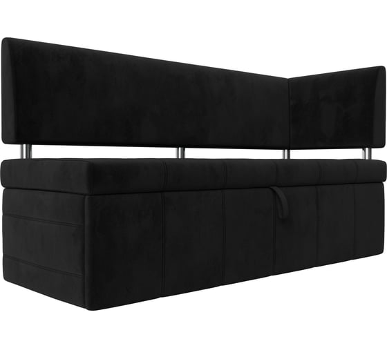 Изображение товара Кухонный прямой диван Лига диванов Стоун с углом правый 107272