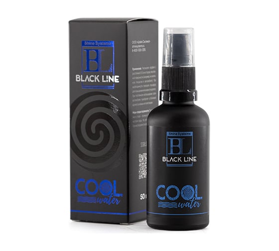Изображение товара Ароматизатор для авто и дома Shine systems Black line coolwater 50 мл SSBL981