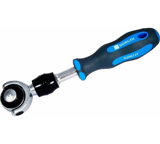 Изображение товара Трещотка с поворотной головкой 1/4" NORGAU N20R72T Industrial 063581001