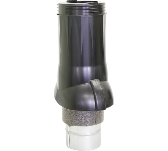 Изображение товара Вентиляционный выход Gervent диаметр 125/160 мм, черный ВВ/черн