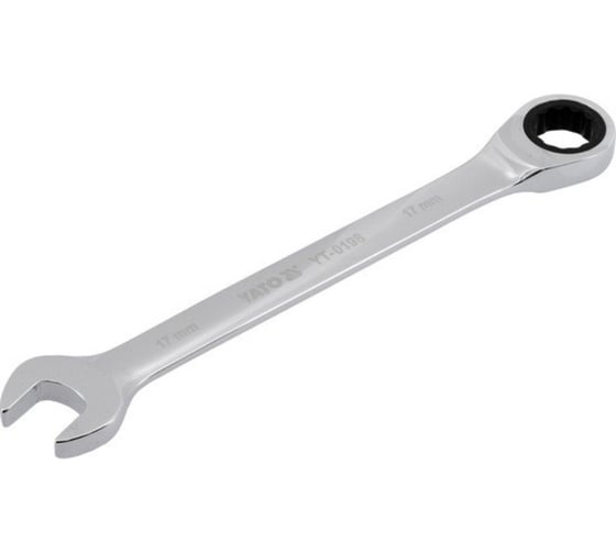 Изображение товара Ключ комбинированный YATO с трещоткой 17мм YT-0198 37130198 092 1