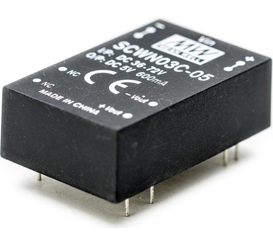 Изображение товара Преобразователь Mean Well DC-DC SCWN03C-05 Т02695813