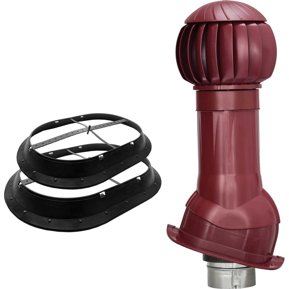 Изображение товара Комплект вентиляции Monterrey для металлочерепицы малиновый