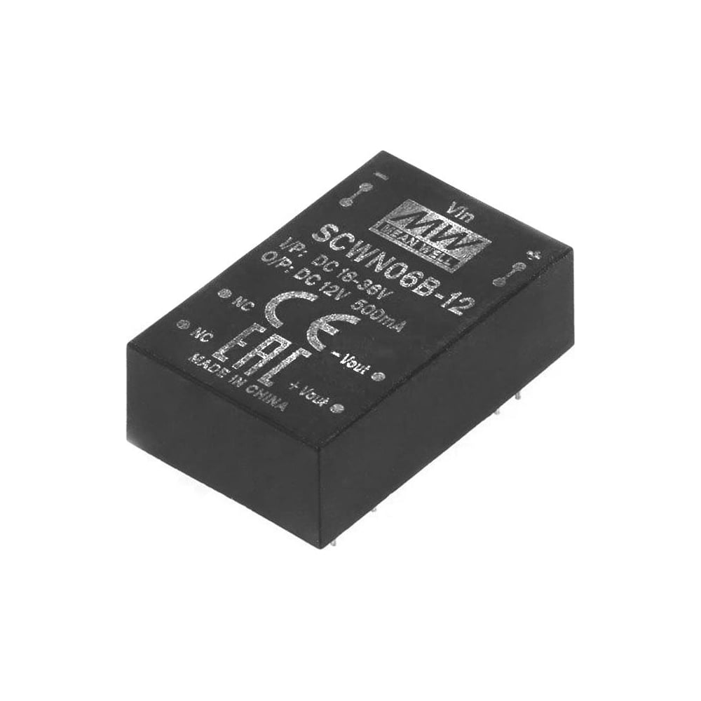 Изображение товара Преобразователь напряжения DC-DC Mean Well SCWN06B-12 Т03025565