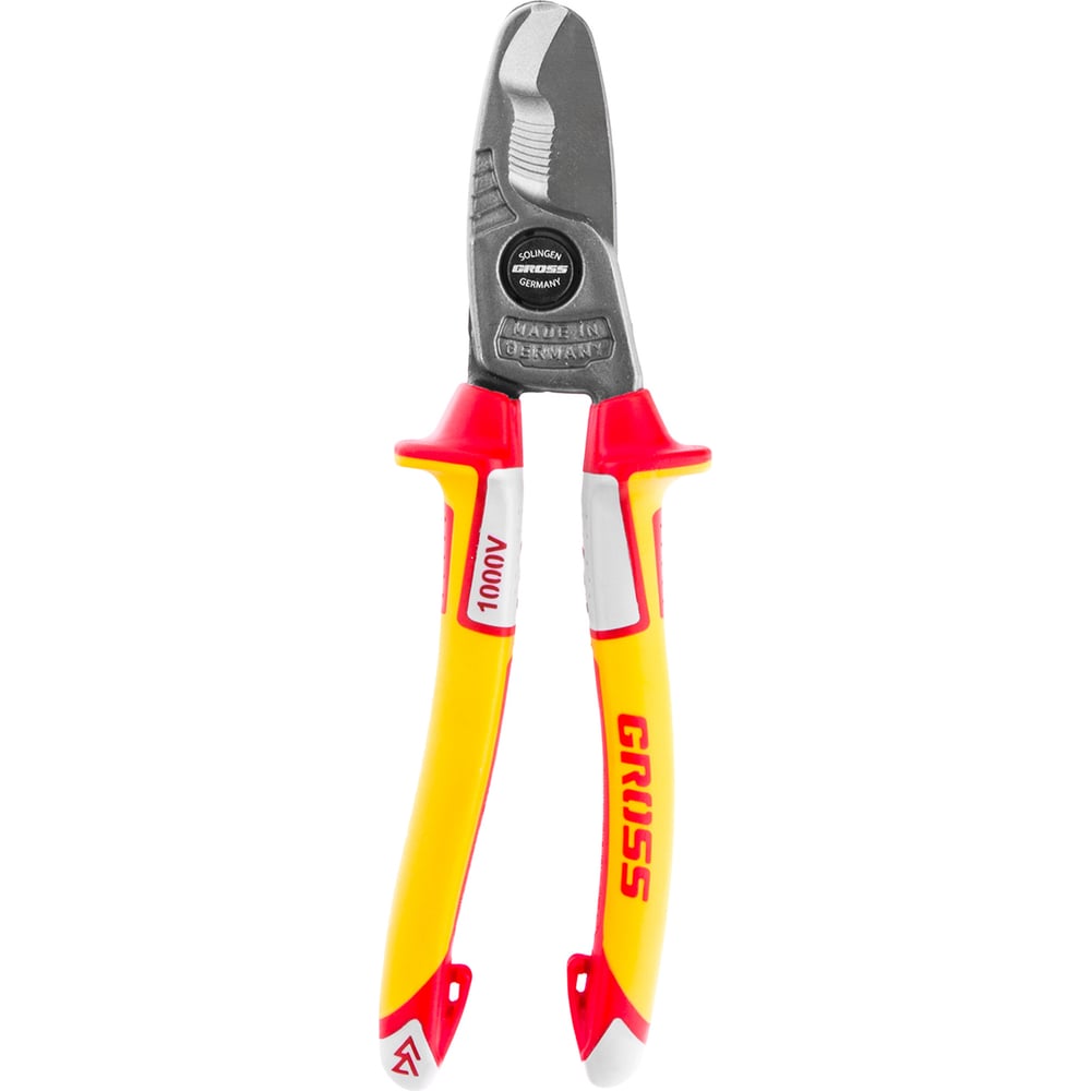 Изображение товара Кабелерез, диэлектрические рукоятки до 1000 В, 210 мм GROSS 17728