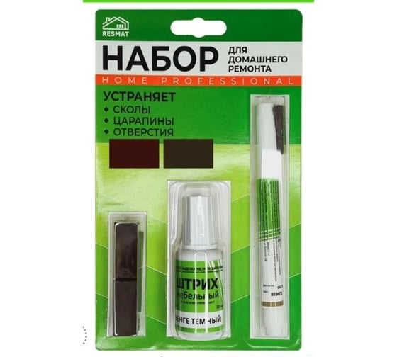 Изображение товара Набор для реставрации мебели, домашнего ремонта Resmat коричневый арт. 2913