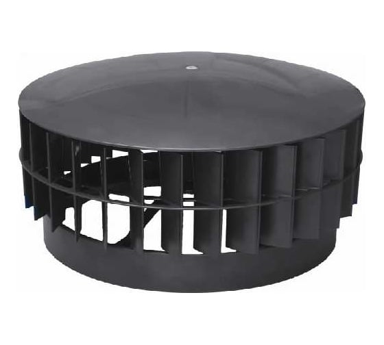 Изображение товара Ротационная вентиляционная турбина Gervent 355 мм, черный РВТ355/черн