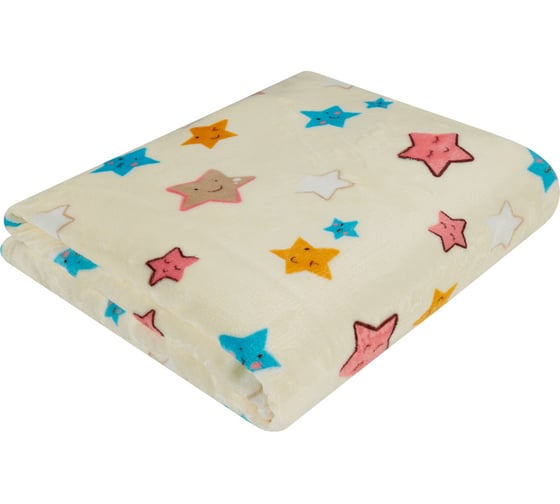 Изображение товара Покрывало-плед для детей Guten Morgen Велсофт, Звездочки, 150x200 см ПФзв-150-200