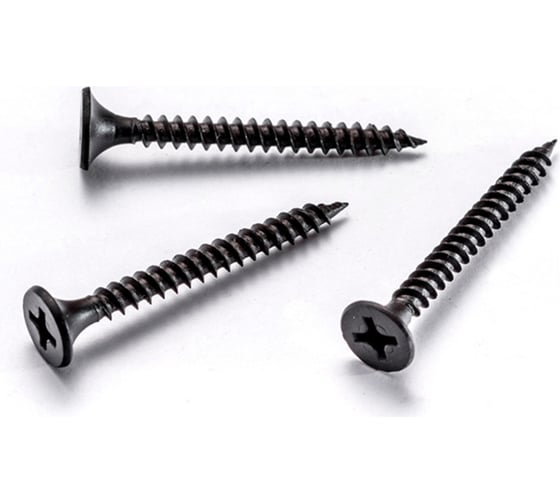 Изображение товара Саморез по металлу Dr. Bronz черный, острый 3,5x16 мм, 0.5 кг SM16500