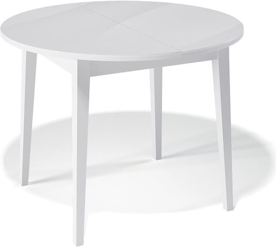 Изображение товара Стол KENNER 1000 М белый/стекло белое глянец 326511