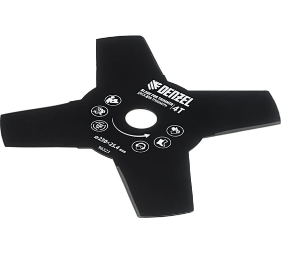 Изображение товара Диск для триммера, 4 лезвия DENZEL 96323